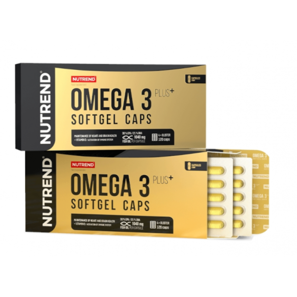 Омега 3 Nutrend Omega 3 Plus Softgel Caps, 120 капсул
