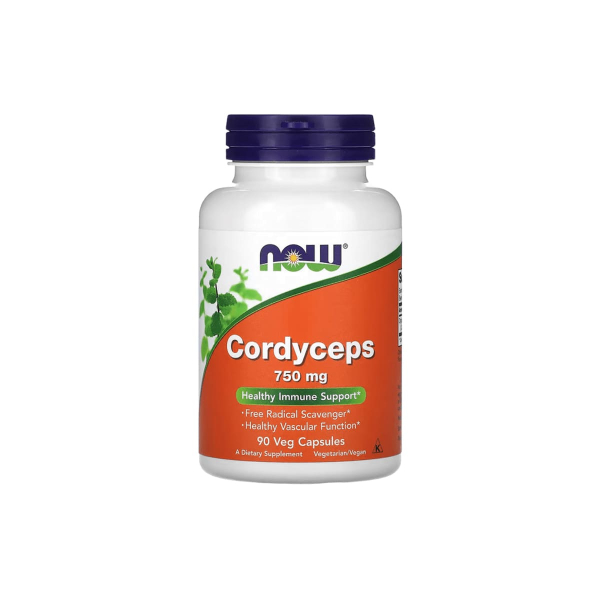 Кордицепс Now Foods Cordyceps, 750 мг, 90 капсул