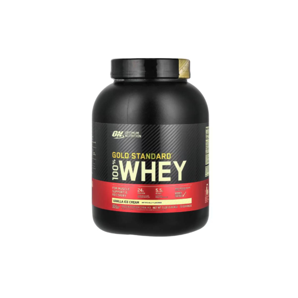 Сироватковий протеїн Optimum Nutrition Gold Standard 100% Whey (ванільне морозиво) 2.28 кг 