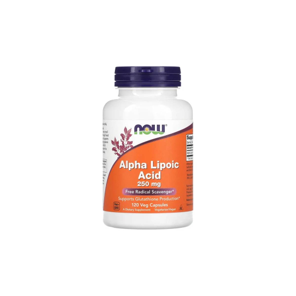 Добавка Now Foods Alpha Lipoic Acid, 250 мг, 120 капсул
