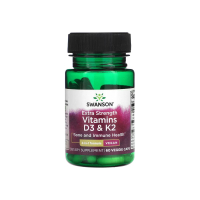 Вітаміни Swanson Vitamins D3 & K2 (5,000 IU & 100 mcg) 60 капсул