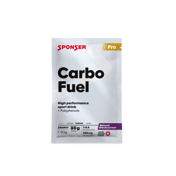 Вуглеводний напій Sponser Carbo Fuel (натуральна чорна смородина) 83 г