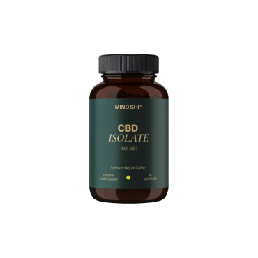 Канабідіол Mind Shi CBD Isolate, 1500 мг, 60 софтгелів