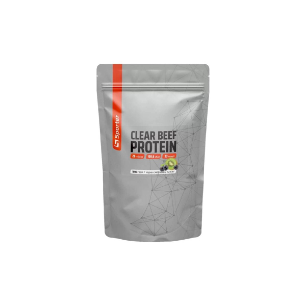 Протеин Sporter Clear Beef Protein (черная смородина - киви) 1000 г