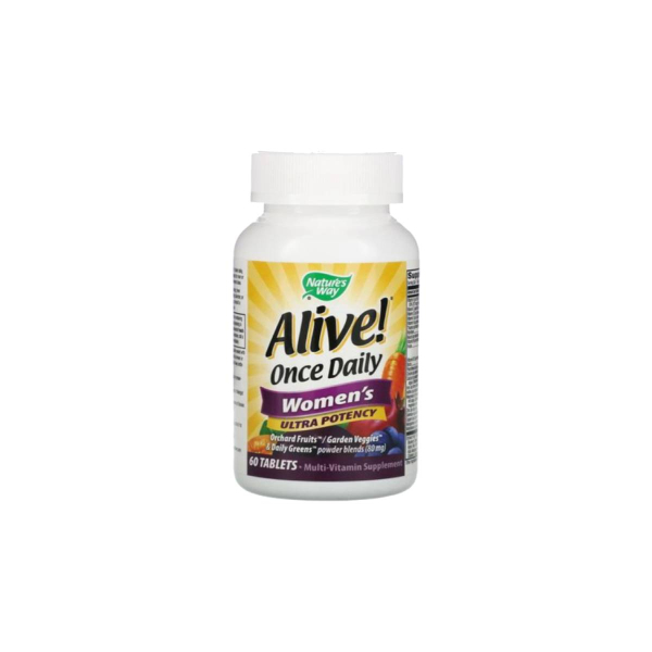Мультивітаміни для жінок Nature's Way Alive!! Once Daily Women's Ultra, 60 таблеток 