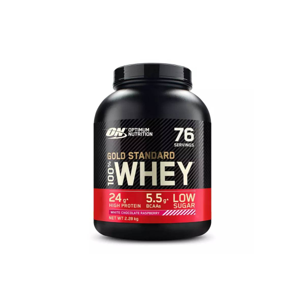 Сироватковий протеїн Optimum Nutrition Gold Standard 100% Whey (білий шоколад-малина) 2273 г