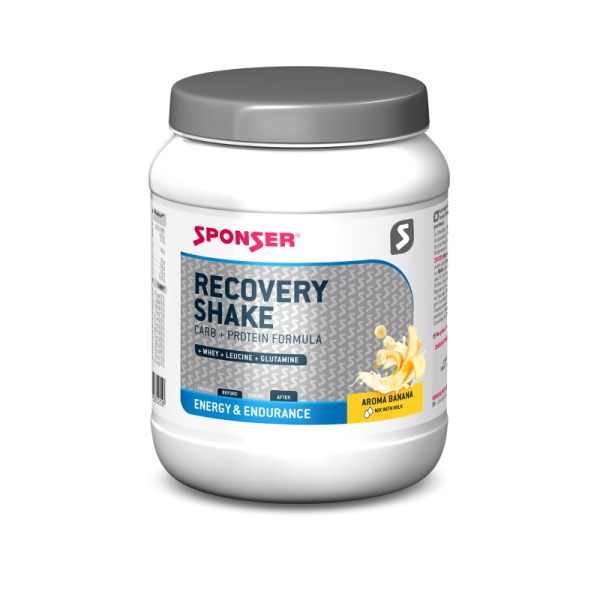 Відновлювальний напій Sponser Recovery Shake (банан) 900 г - термін придатності до 30/06/26
