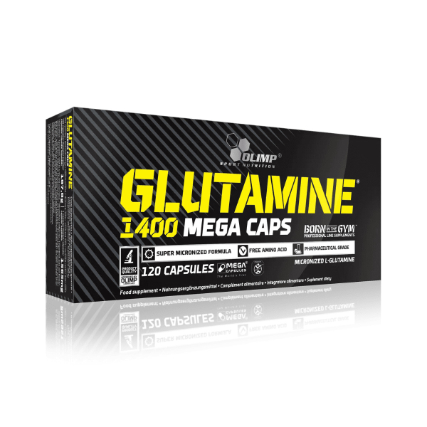 L-глютамін Olimp L-Glutamine 1400 Mega Caps, 120 капсул 