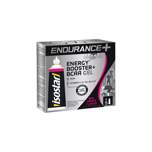 Гель енергетичний Isostar Endurance+ BCAA, 5 x 20 г
