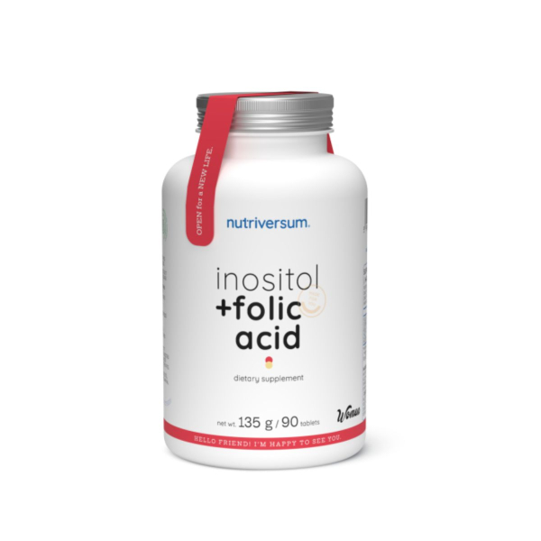 Харчова добавка Nutriversum Inositol + Folic Acid, 90 таблеток