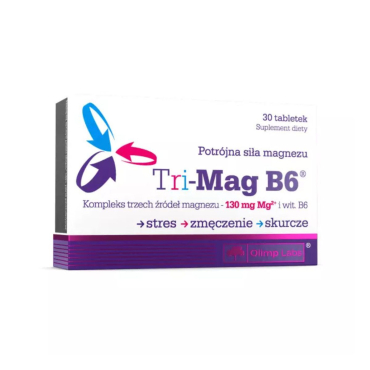 Магнієвий комплекс Olimp TRI-Mag B6, 30 капсул