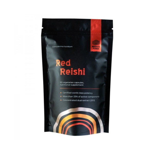 Для сну, очищення та здорового травлення Mighty Fungi Red Reishi, 90 капсул