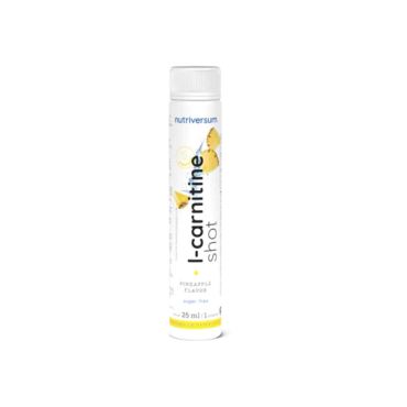 Рідкий L-карнітин шот Nutriversum Liquid L-Carnitine Shot (ананас) 25 мл