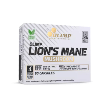 Їжовик гребінчастий Olimp Lions Mane Mushroom Vegan, 60 капсул