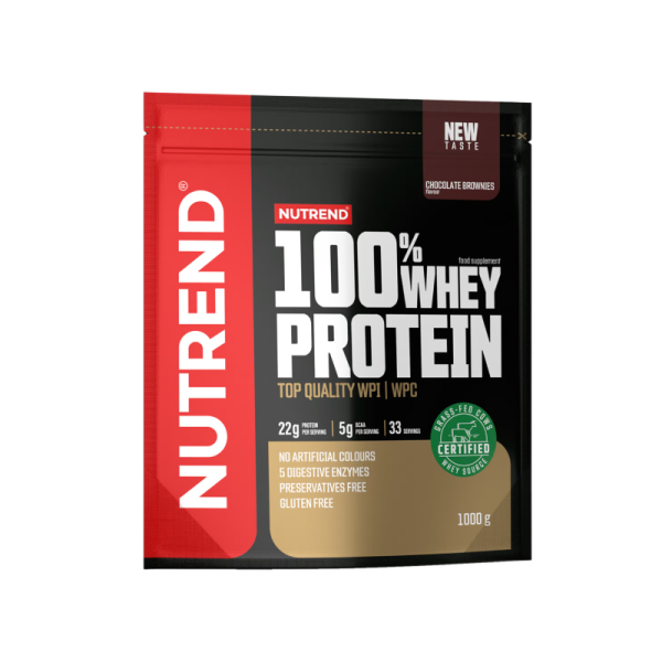 Протеин Nutrend 100% Whey Protein (шоколадные брауни) 1000 г