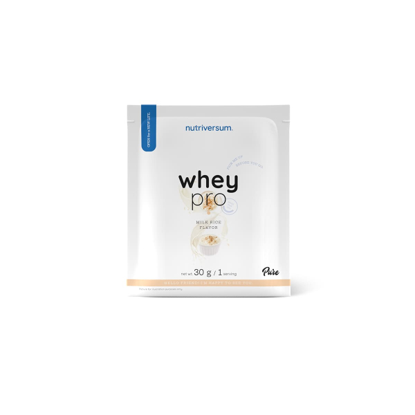 Протеїн Nutriversum Whey Pro (молочний рис) 30 г
