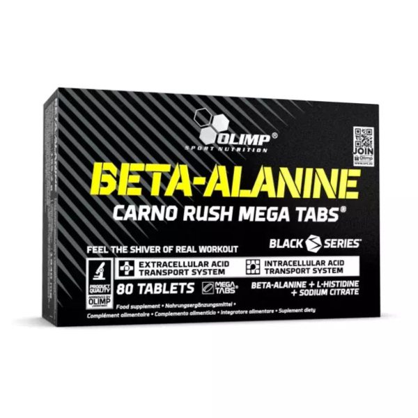Амінокислота Olimp Beta-Alanin Carno Rush Mega Tabs, 80 таблеток