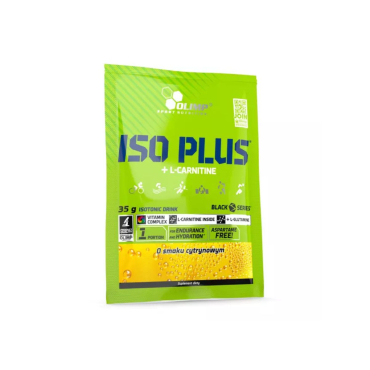 Ізотонік Olimp Iso Plus + L-Carnitine (лимон) 35 г