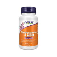 Глюкозамін та МСМ Now Foods Glucosamine & MSM, 60 капсул