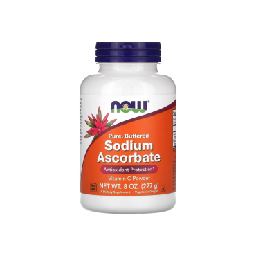 Аскорбат натрію NOW FOODS Sodium Ascorbate, 227 г