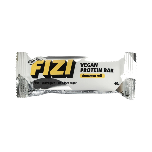 Батончик протеїновий Fizi Vegan Protein Bar (коричний рол) 45 г 