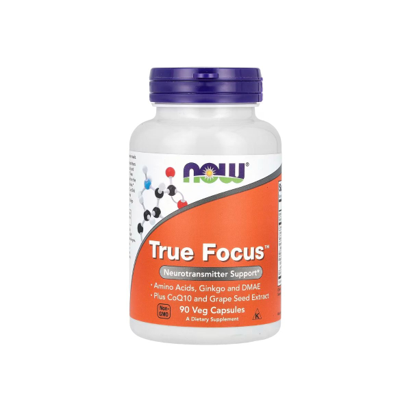 Смеси аминокислот Now Foods True Focus, 90 капсул