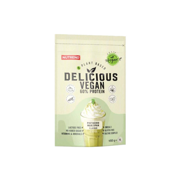 Веганський протеїн Nutrend Delicious Vegan Protein (фісташка - марципан) 450 г