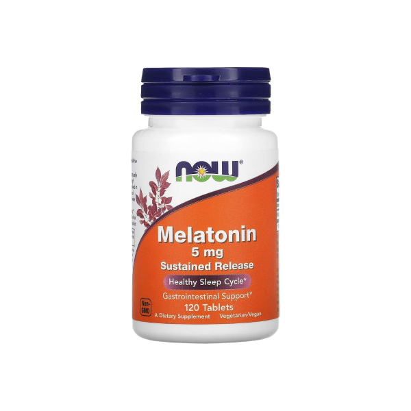 Мелатонін Now Foods Melatonin, 5 мг SR , 120 таблеток