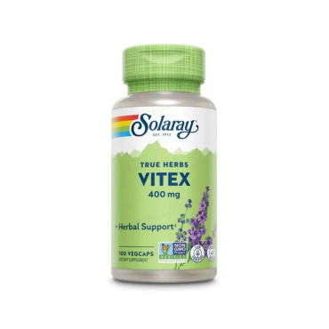 Вітекс священний Solaray Vitex Berry, 400 мг, 100 капсул
