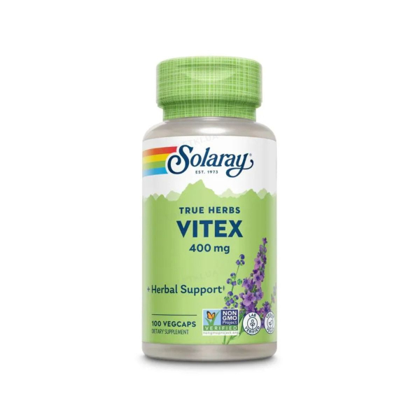 Вітекс священний Solaray Vitex Berry, 400 мг, 100 капсул