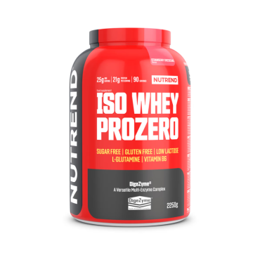 Протеїн Nutrend Iso Whey Prozero (полуничний чізкейк) 2250 г 