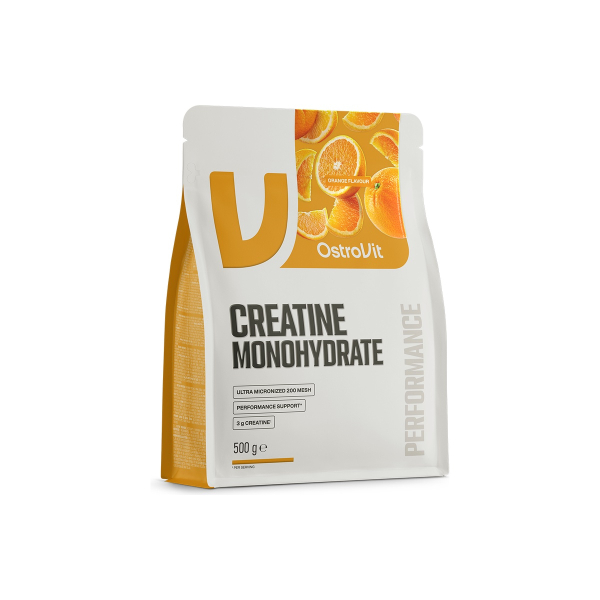 Креатин моногидрат OstroVit Creatine Monohydrate (апельсин) 500 г