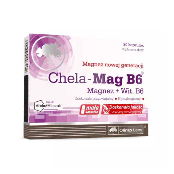 Магній та вітамін В6 Olimp Chela - Mag B6, 30 капсул