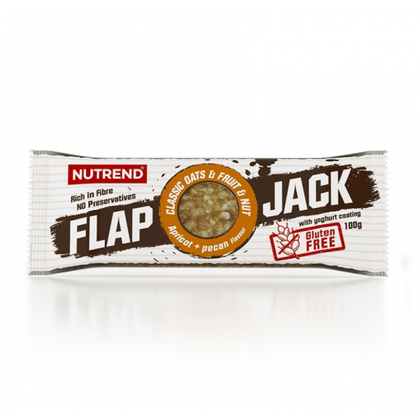 Углеводный батончик Nutrend Flapjack (абрикос + пекан в йогурте) 100 г