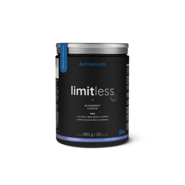 Передтренувальний комплекс Nutriversum Limitless (чорниця) 380 г