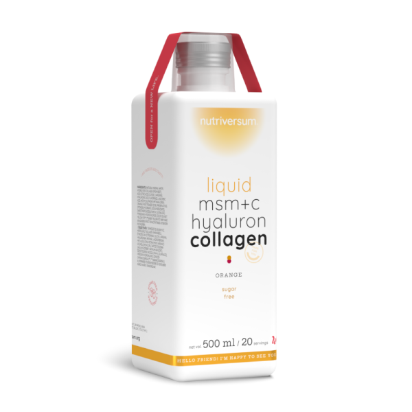 Колагеновий напій Nutriversum Liquid MSM + C Hyaluron Collagen (апельсин) 500 мл