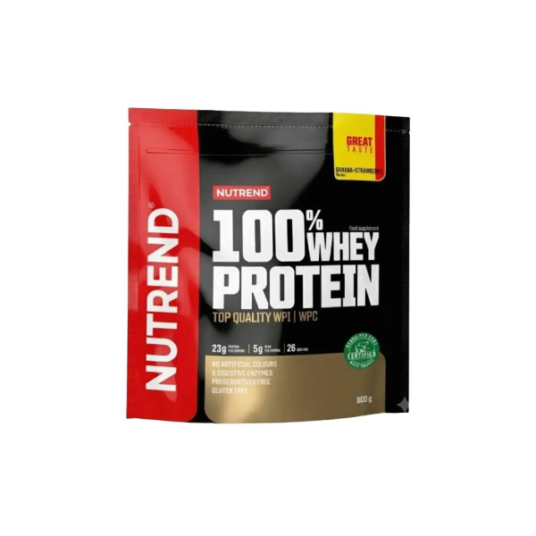 Протеїн Nutrend 100% Whey Protein (банан - полуниця) 800 г