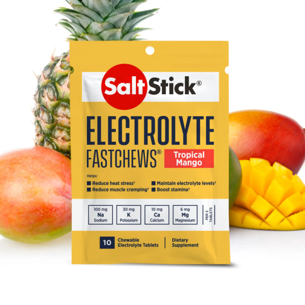 Жувальні сольові таблетки SaltStick Fastchews (манго) 10 таблеток