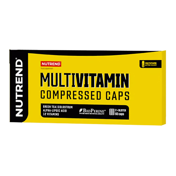 Витамины Nutrend Multivitamin Compressed Caps, 60 капсул