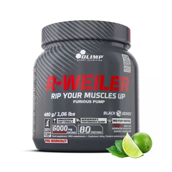 Передтренувальний комплекс Olimp R-Weiler (лайм-м'ята) 480 г  