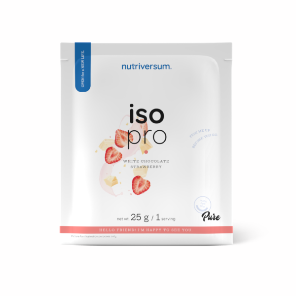 Протеїн Nutriversum Iso Pro (білий шоколад з полуницею) 25 г