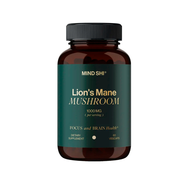 Їжовик гребінчастий Mind Shi Lion's Mane Mushroom, 1000 мг, 60 капсул