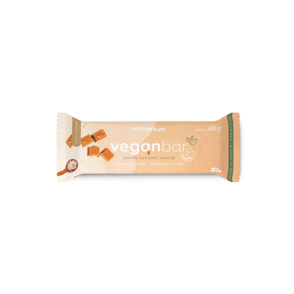 Протеїновий батончик Nutriversum Vegan Protein Bar (солона карамель) 48 г