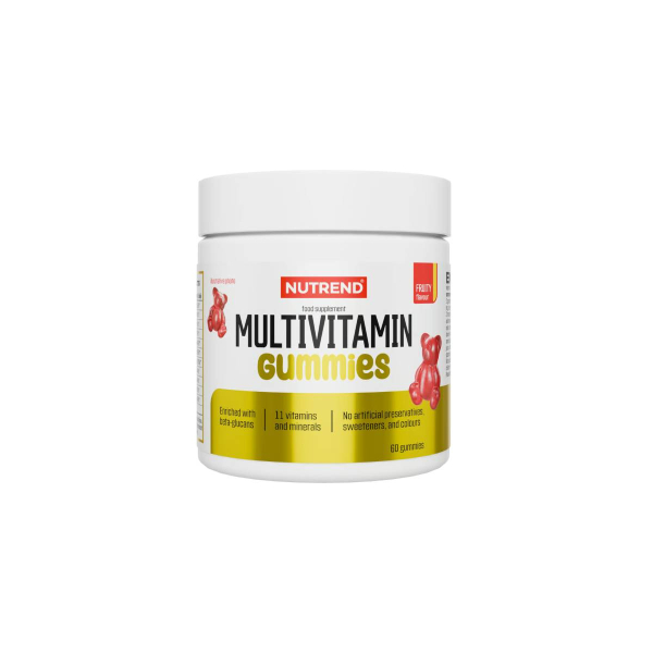 Мультивитаминные жевательные конфеты Nutrend Multivitamin Gummies (фруктовый) 60 желейок