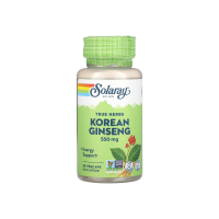 Корень корейского женьшеня Solaray Korean Ginseng Root, 550 мг, 50 капсул