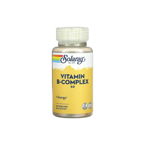 Комплекс вітамінів В Solaray Vitamin B-Complex 50, 50 мг, 50 капсул