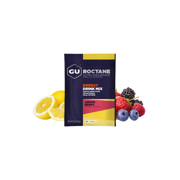 Изотоник с кофеином GU Energy Roctane (лимонно-ягодный) 1 х 65 г