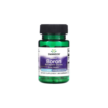 Бор Swanson Albion Boron Bororganic Glycine, 6 мг, 60 капсул 