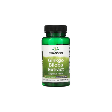 Екстракт гінкго білоба Swanson Ginkgo Biloba Extract, 120 мг, 100 капсул 