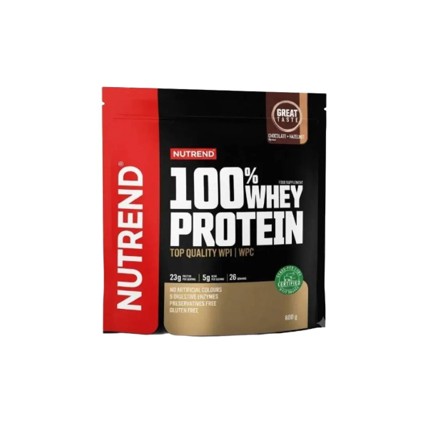 Протеїн Nutrend 100% Whey Protein (шоколад - фундук) 800 г 